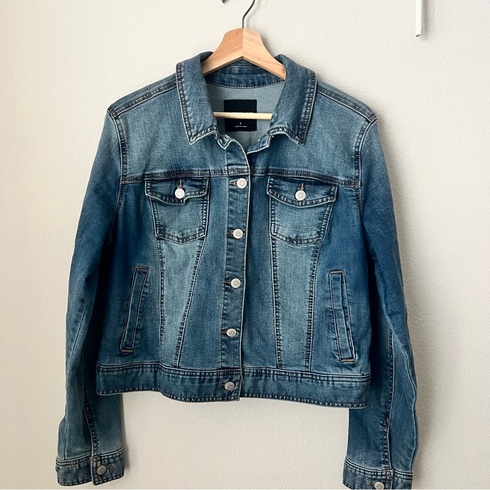 Celebrity Pink Blue Jean Jacket